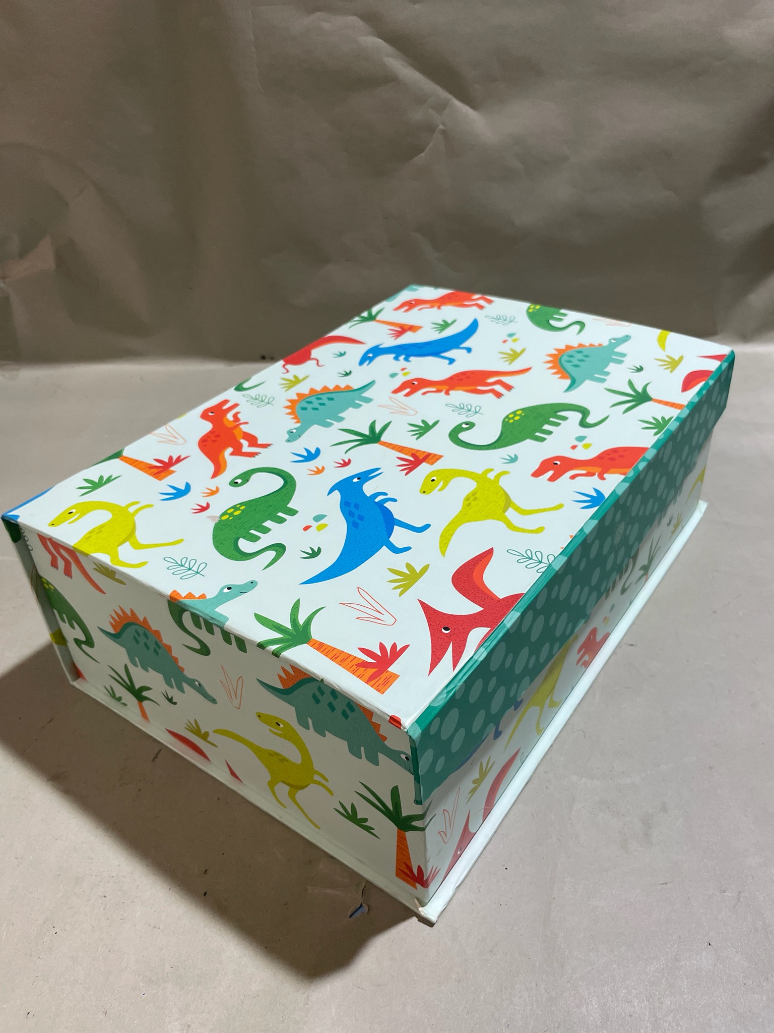 nina seven Multicolor Dinosaur Cardboard Storage Box
