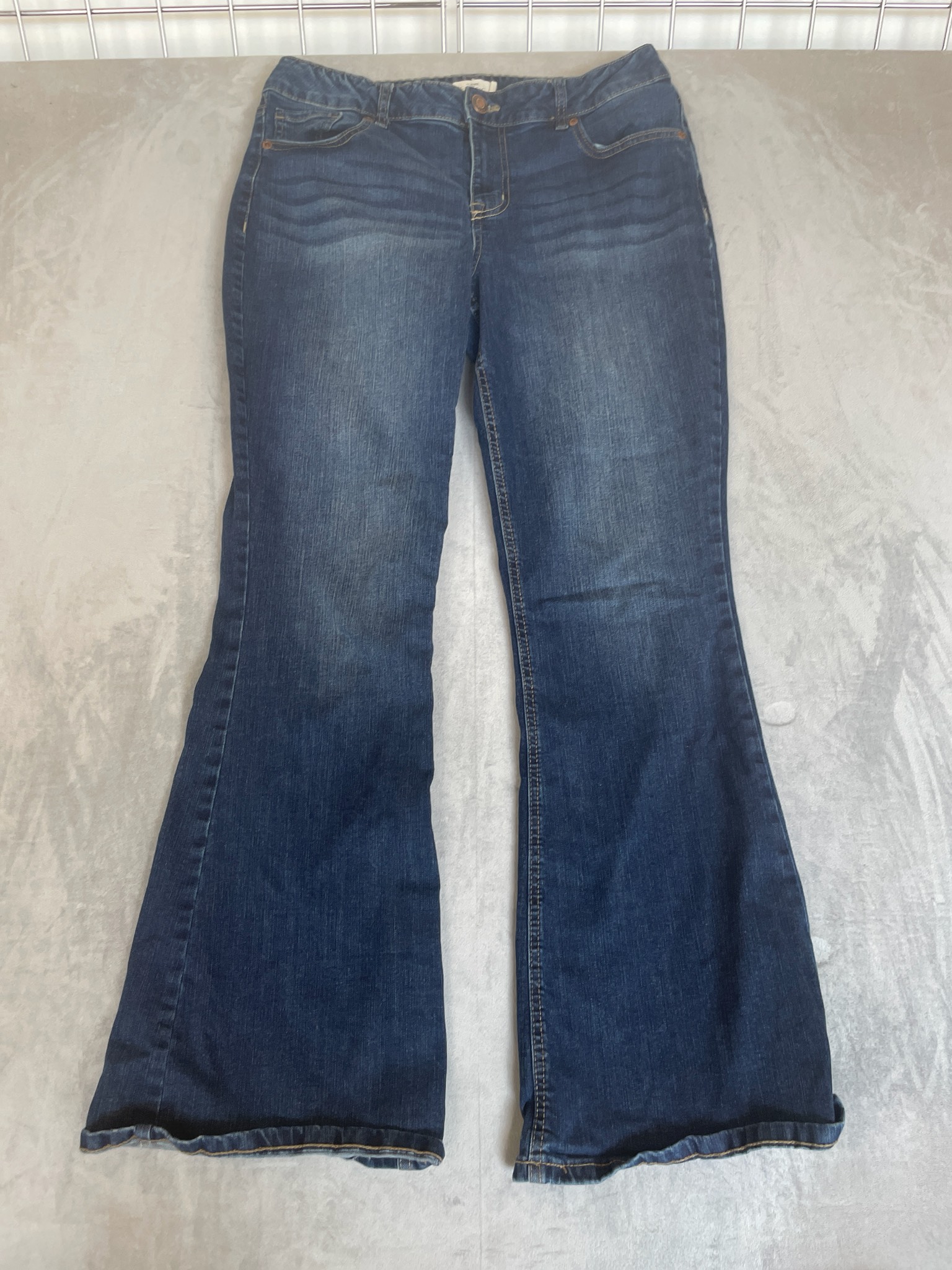 m jeans by maurices Blue Denim Flare Jeans Size 14