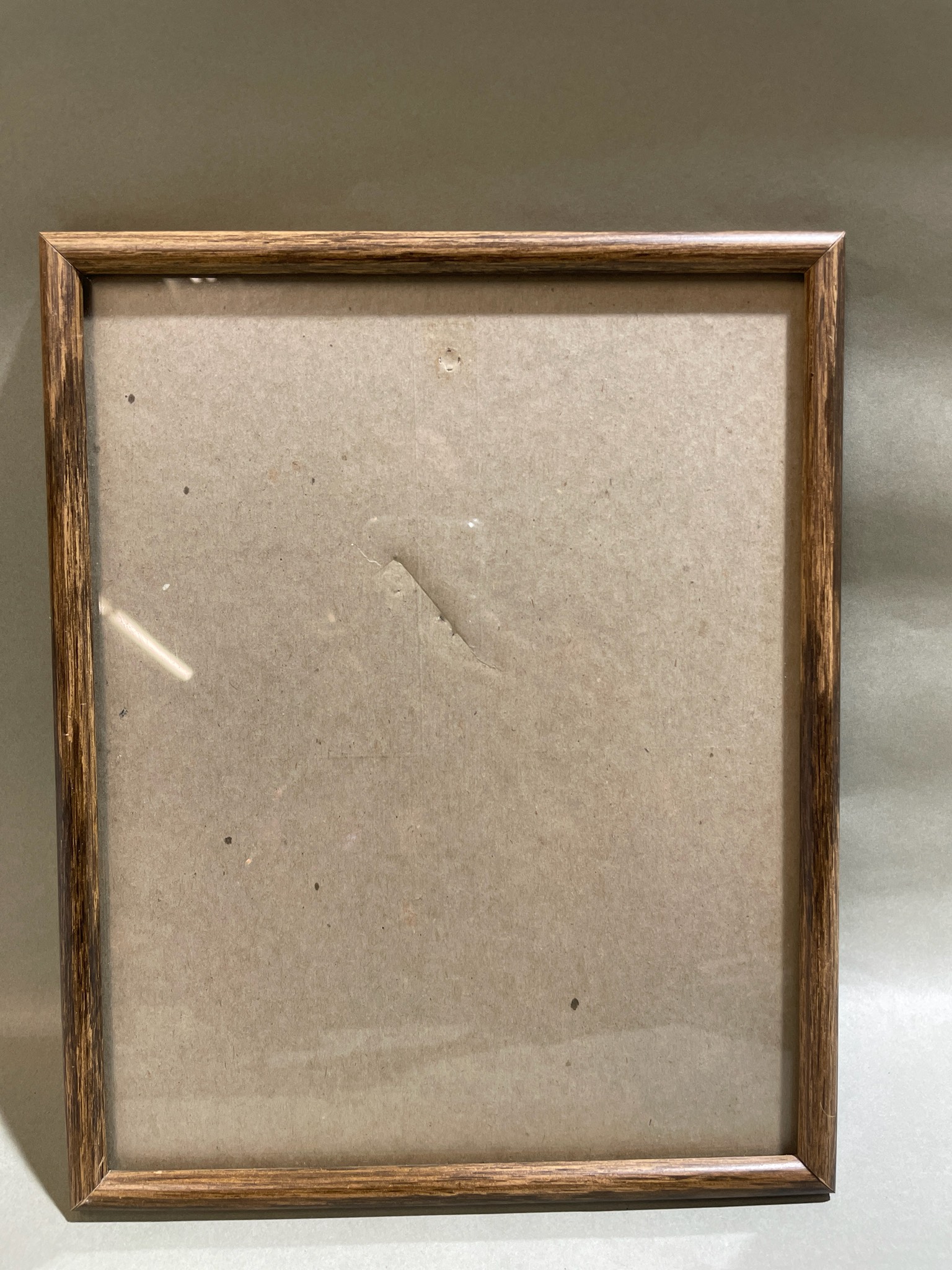 Brown Wood Grain Picture Frame