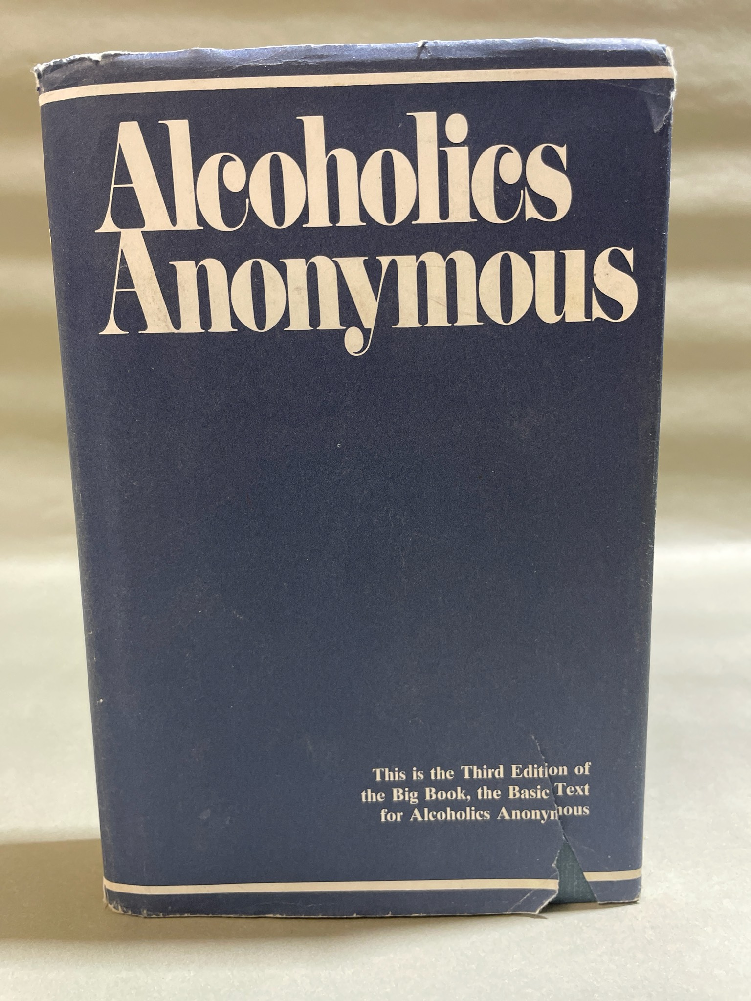 A.A. World Services, Inc. Alcoholics Anonymous Third Edition Hardcover Book