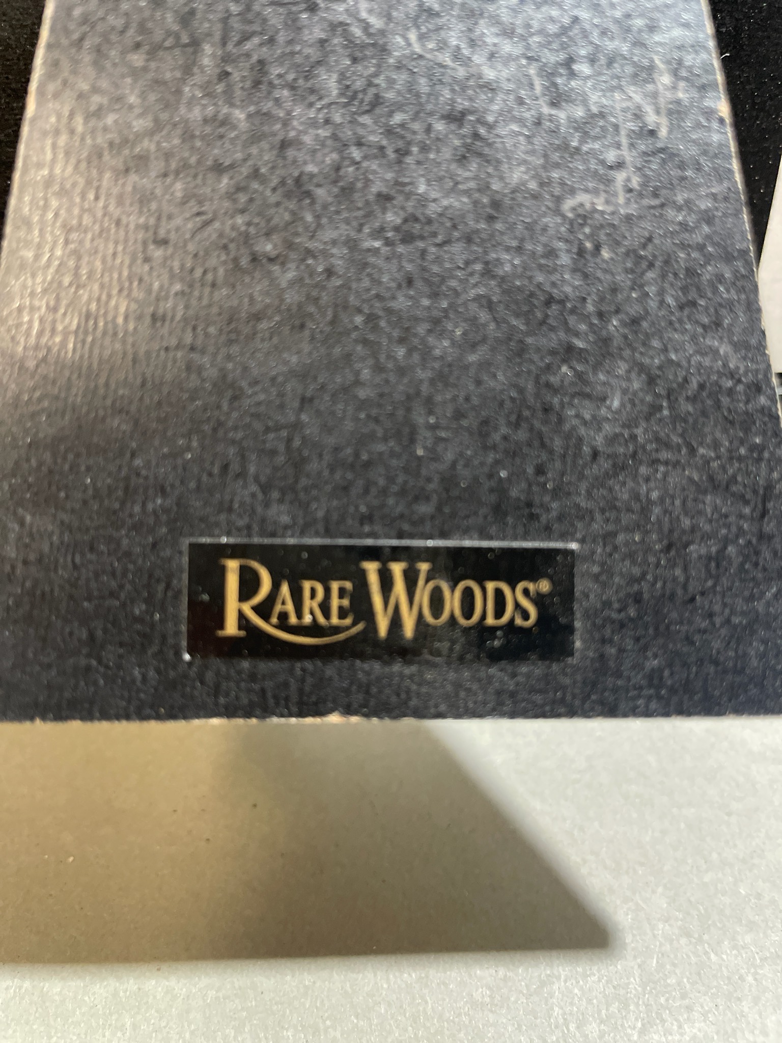 Rare Woods Black Dog Themed Tabletop Frame
