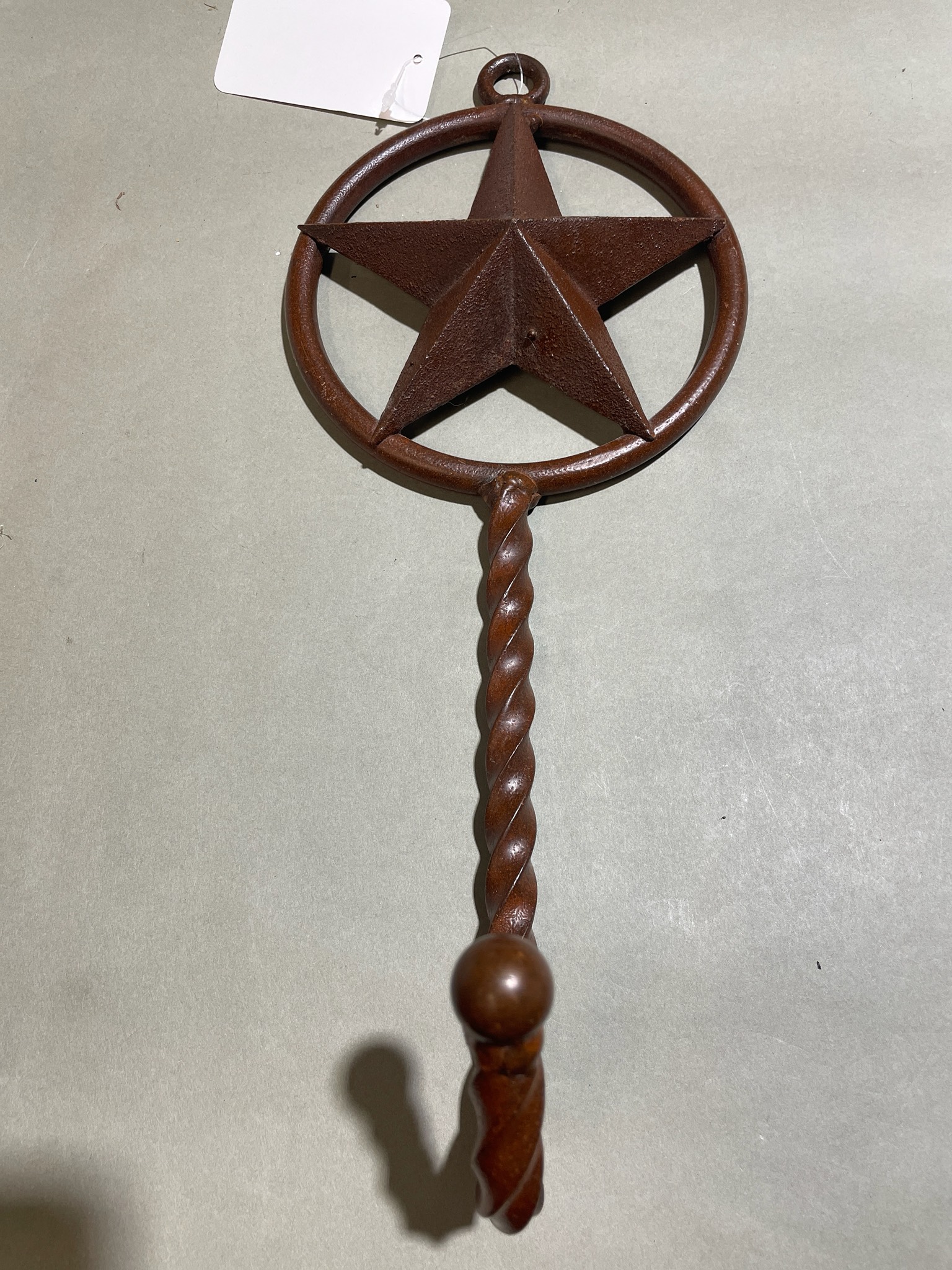 Brown Metal Star Hook