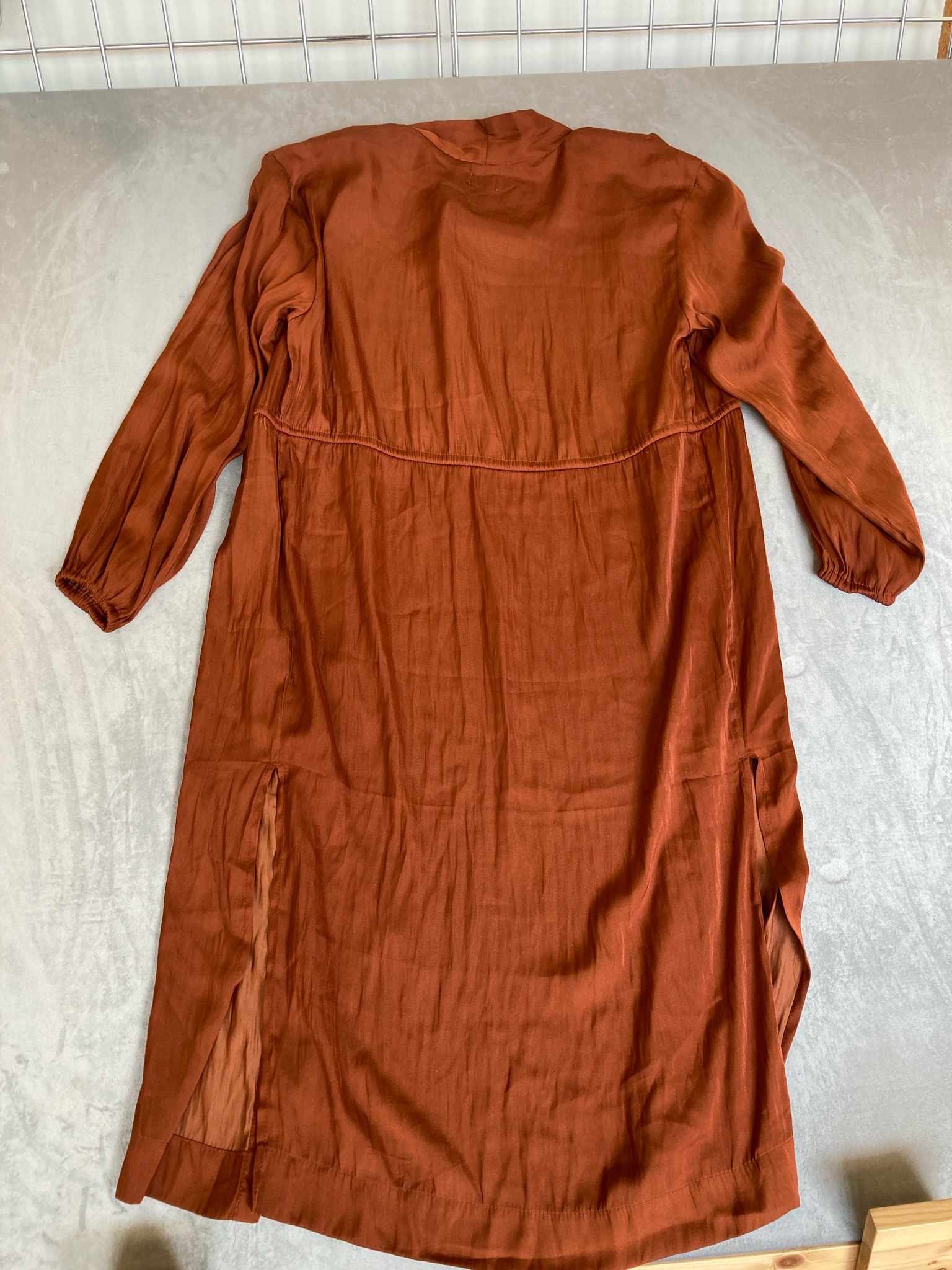 A New Day Rust Brown Polyester Duster Size XS/S