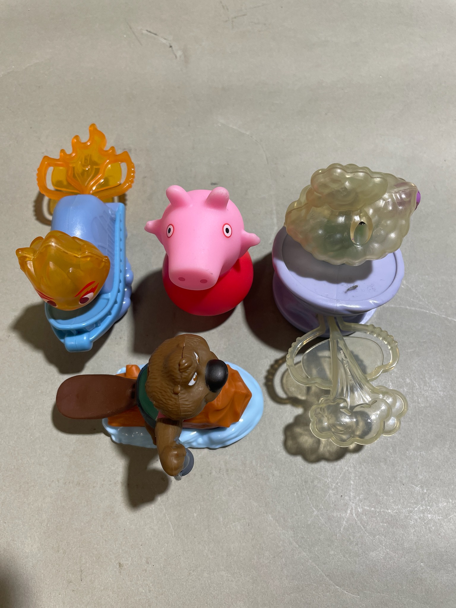Colorful Plastic Toy Figure Set