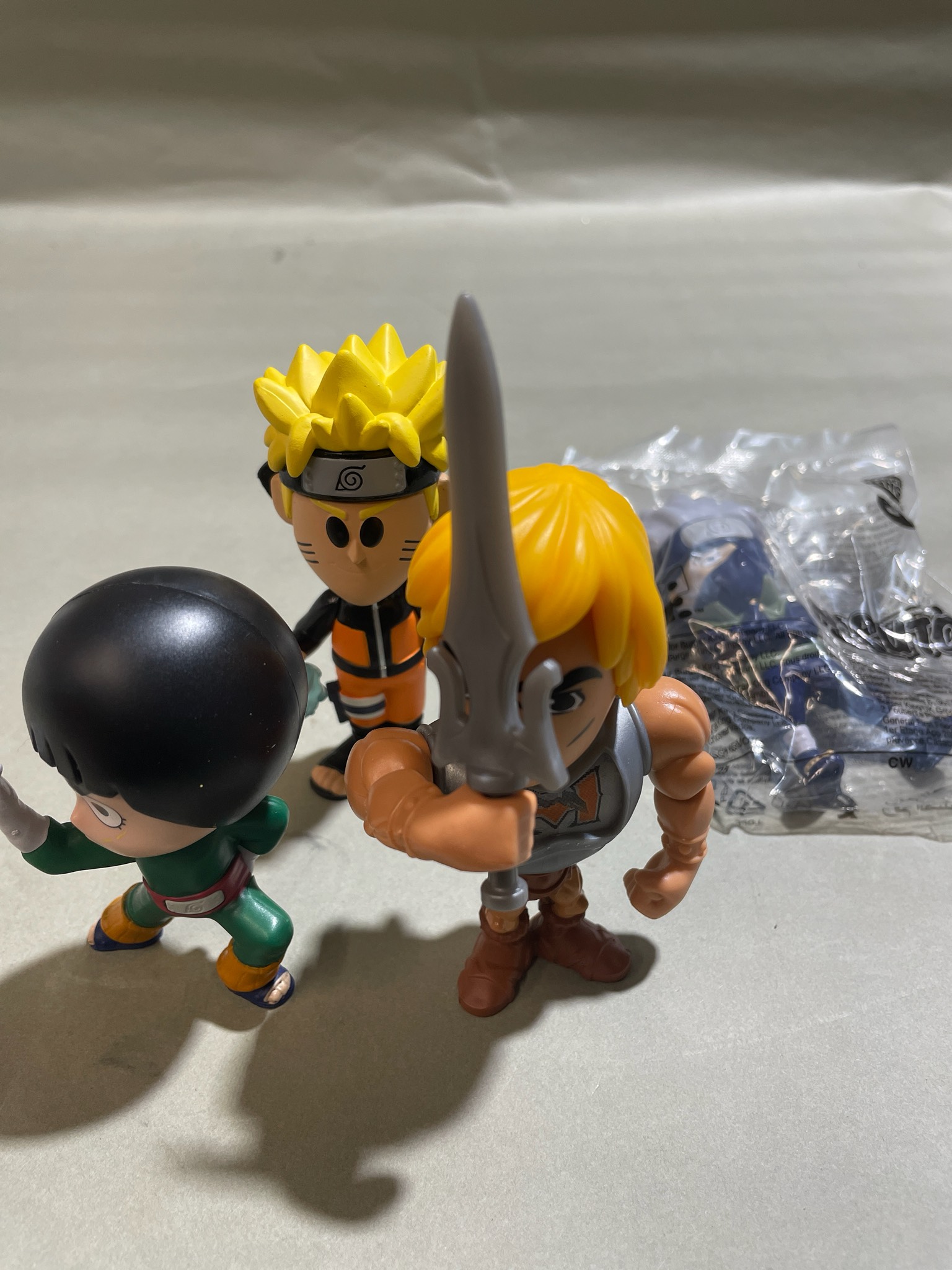 Burger King Multicolor Naruto Character Figure Set