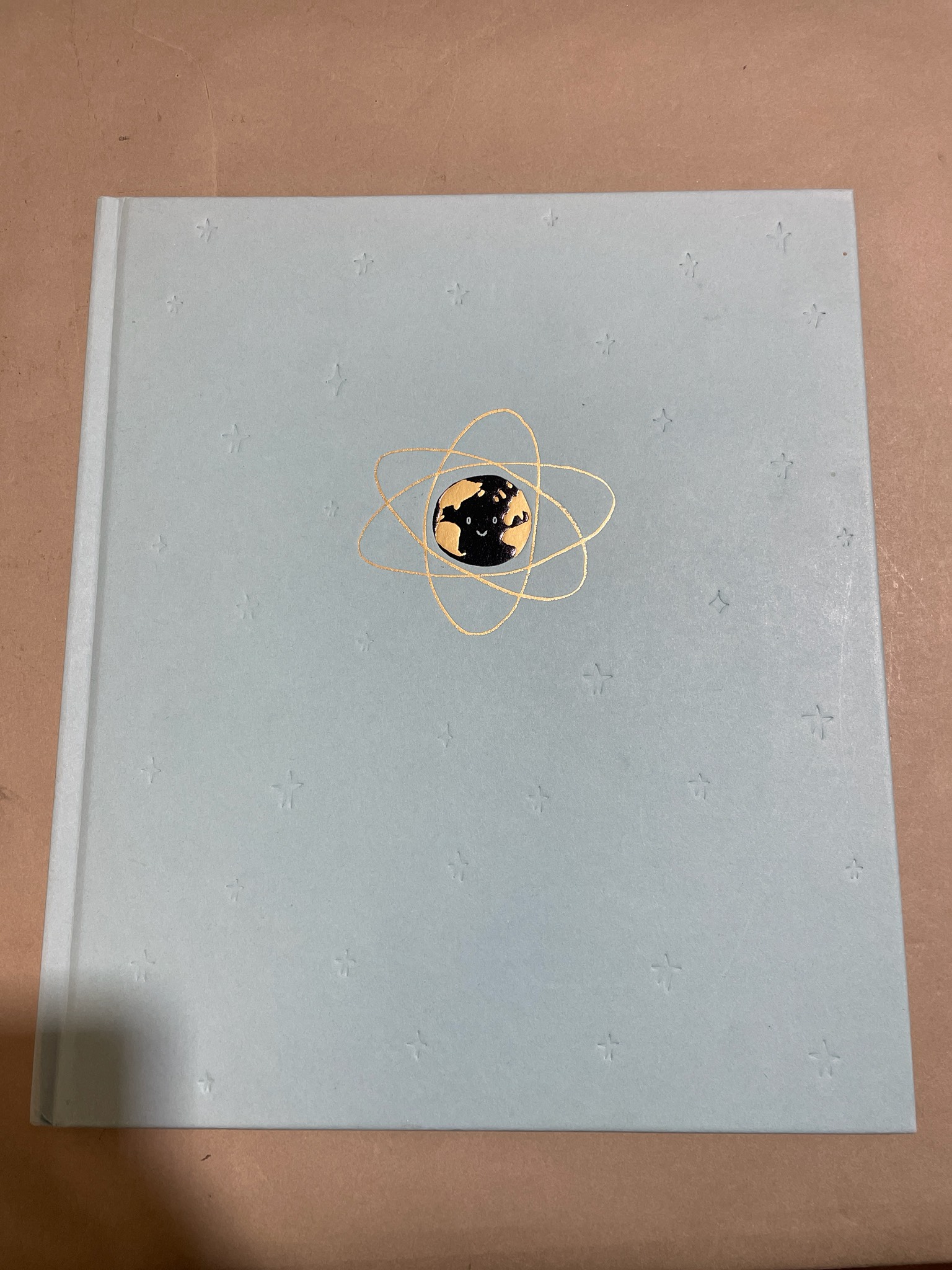 Light Blue Hardcover Book
