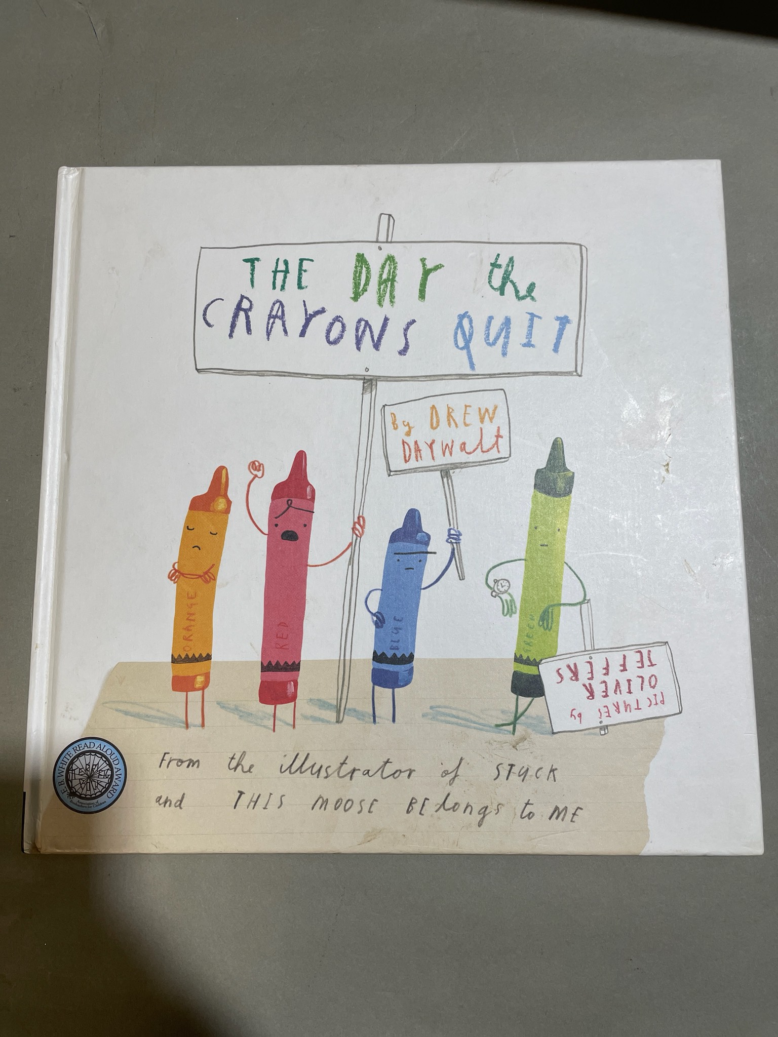 Penguin The Day the Crayons Quit Hardcover Book