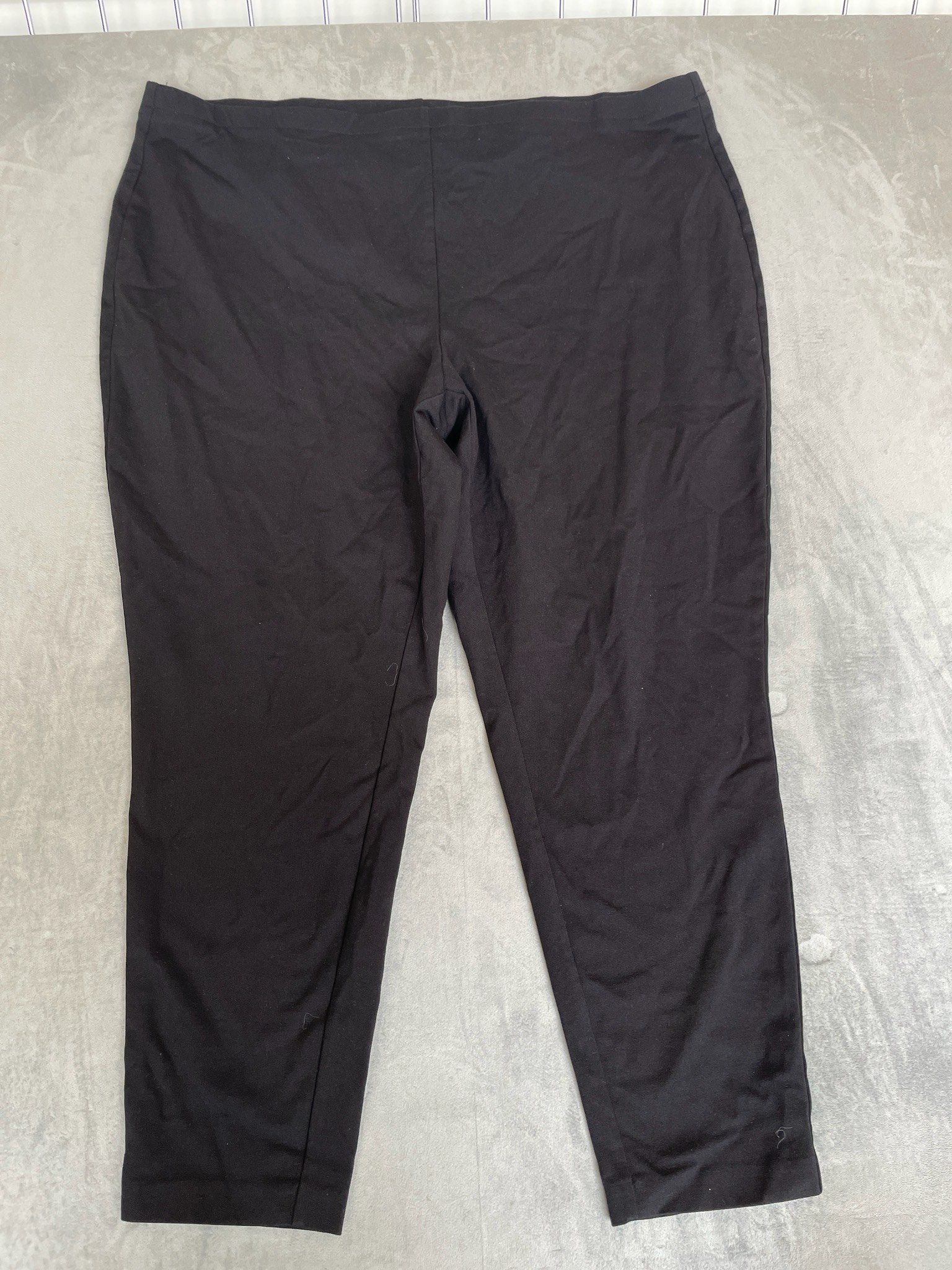 Croft & Barrow Black Stretch Knit Leggings Size 2X