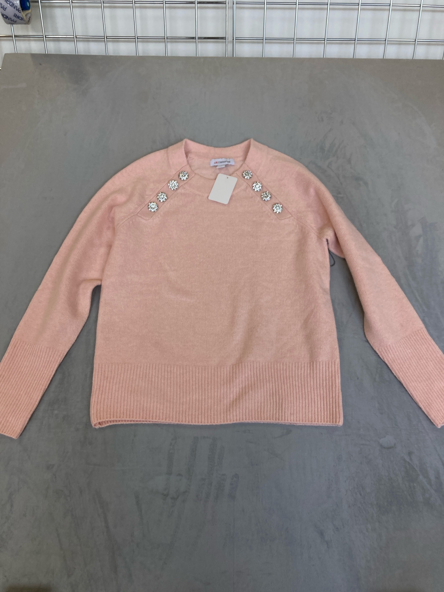 Liz Claiborne Pink Knit Sweater Size M