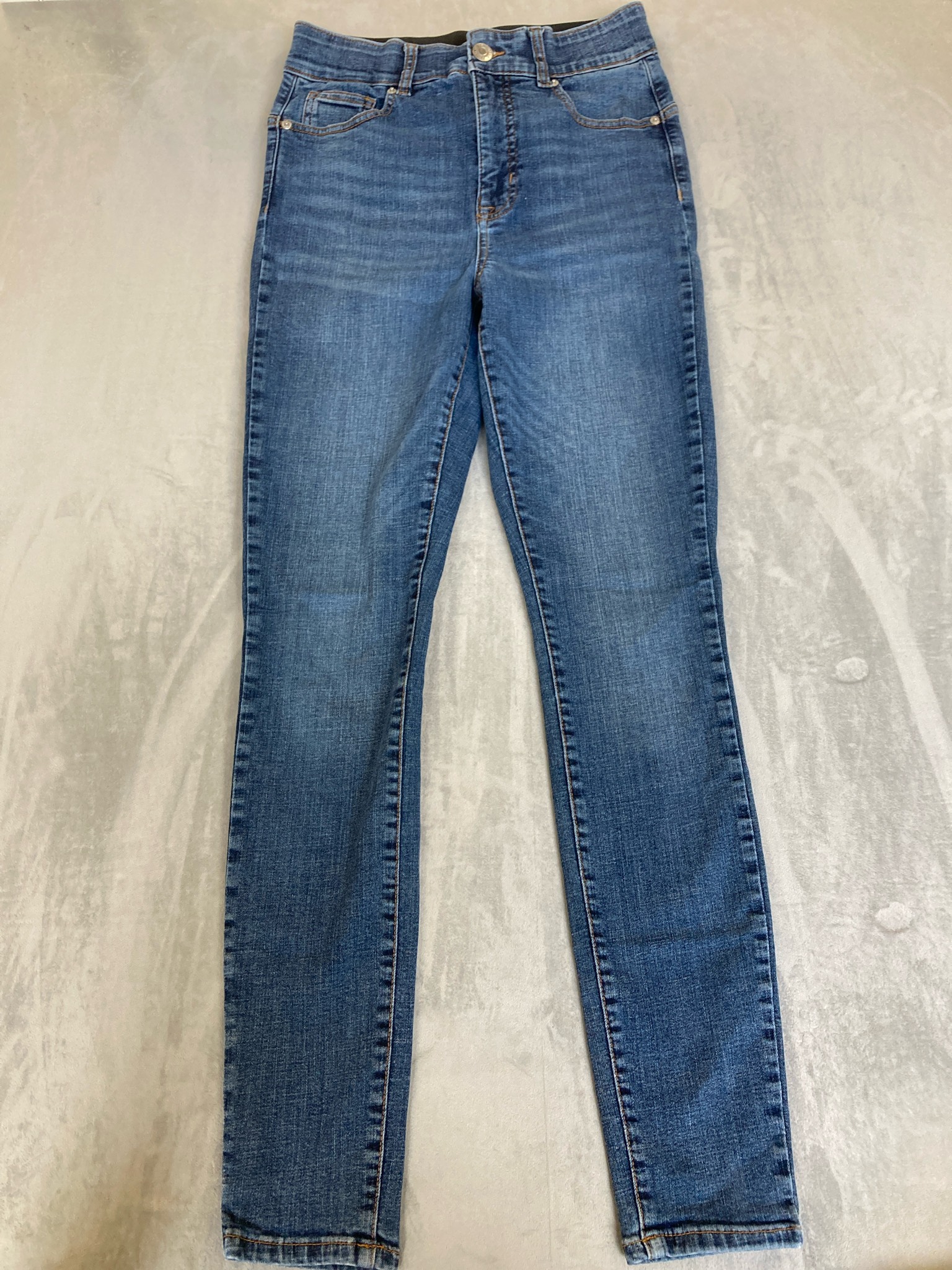 NY&C Blue Denim Skinny Jeans Size Tall