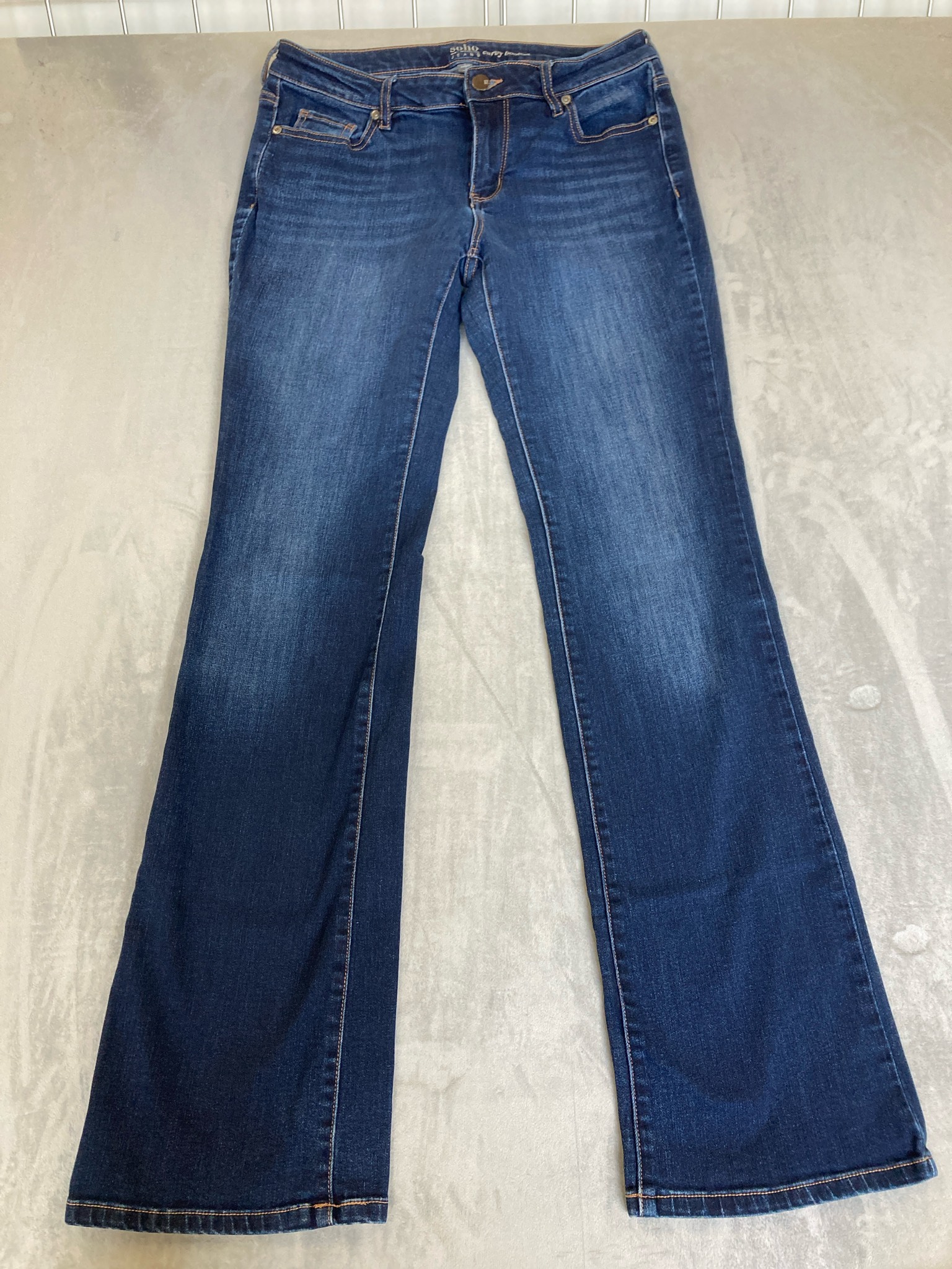 Soho Jeans & Company Dark Blue Denim Bootcut Jeans