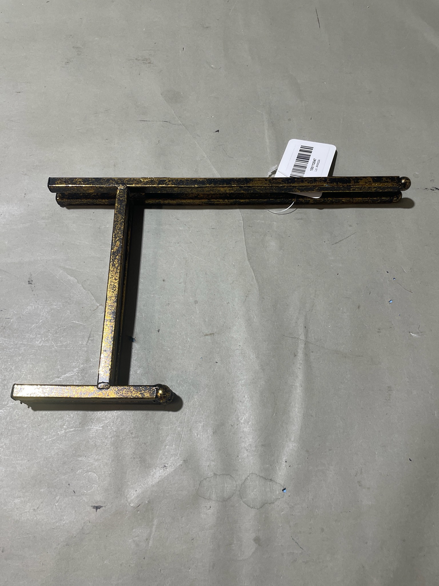 Dark Brown Folding Metal Display Stand