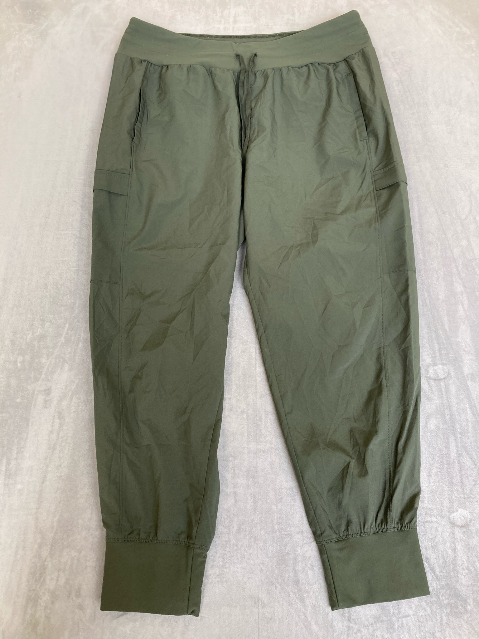 Calia Olive Green Polyester Spandex Jogger Pants