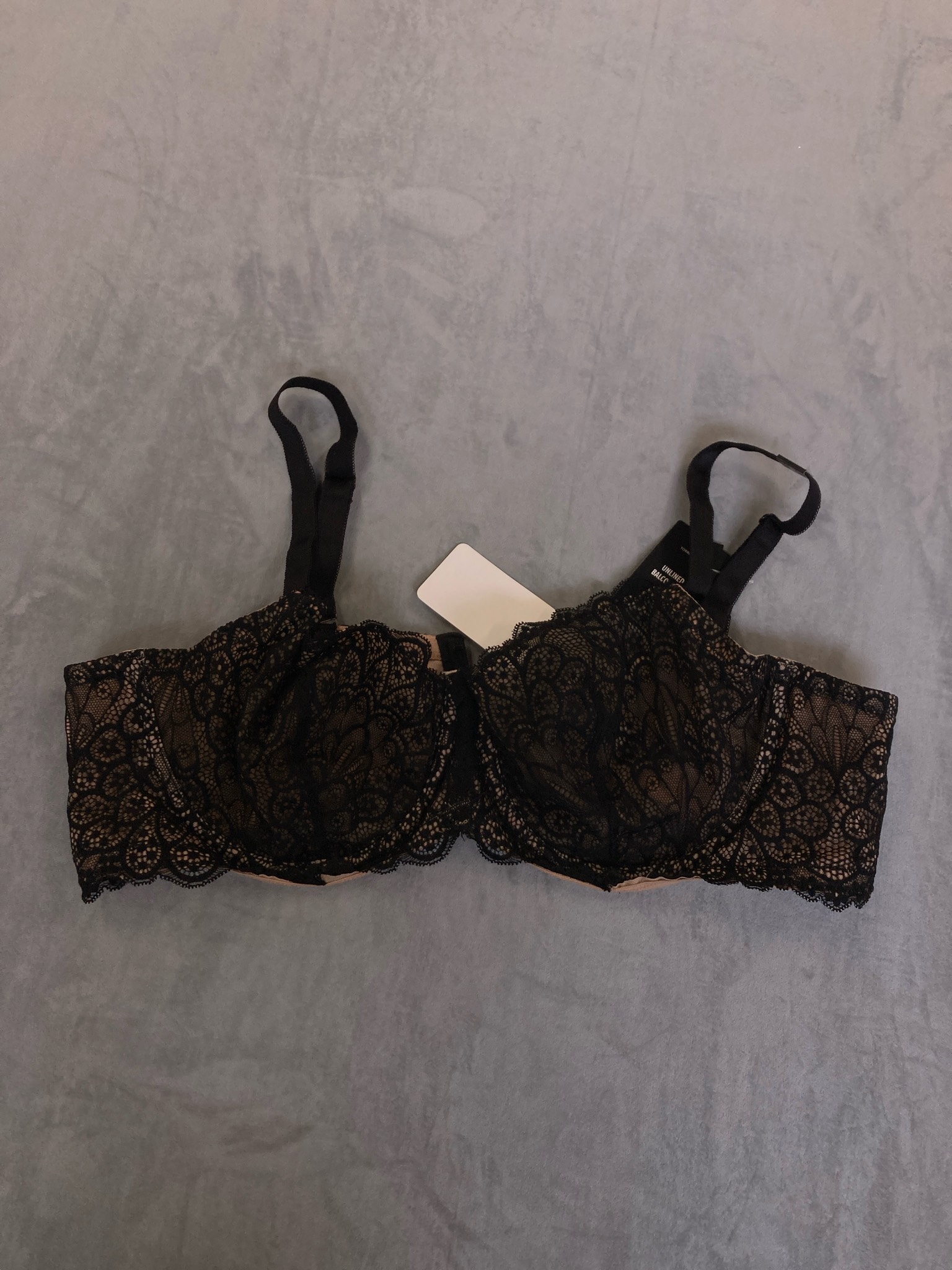 Torrid Black Lace Balconette Bra Size 44B