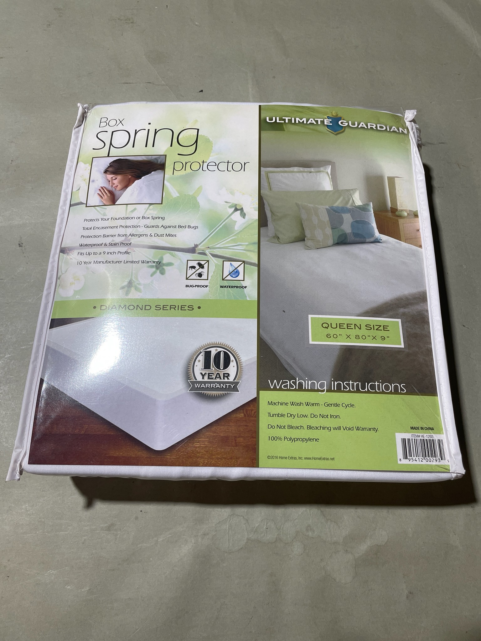 Ultimate Guardian White Mattress Protector Size Queen