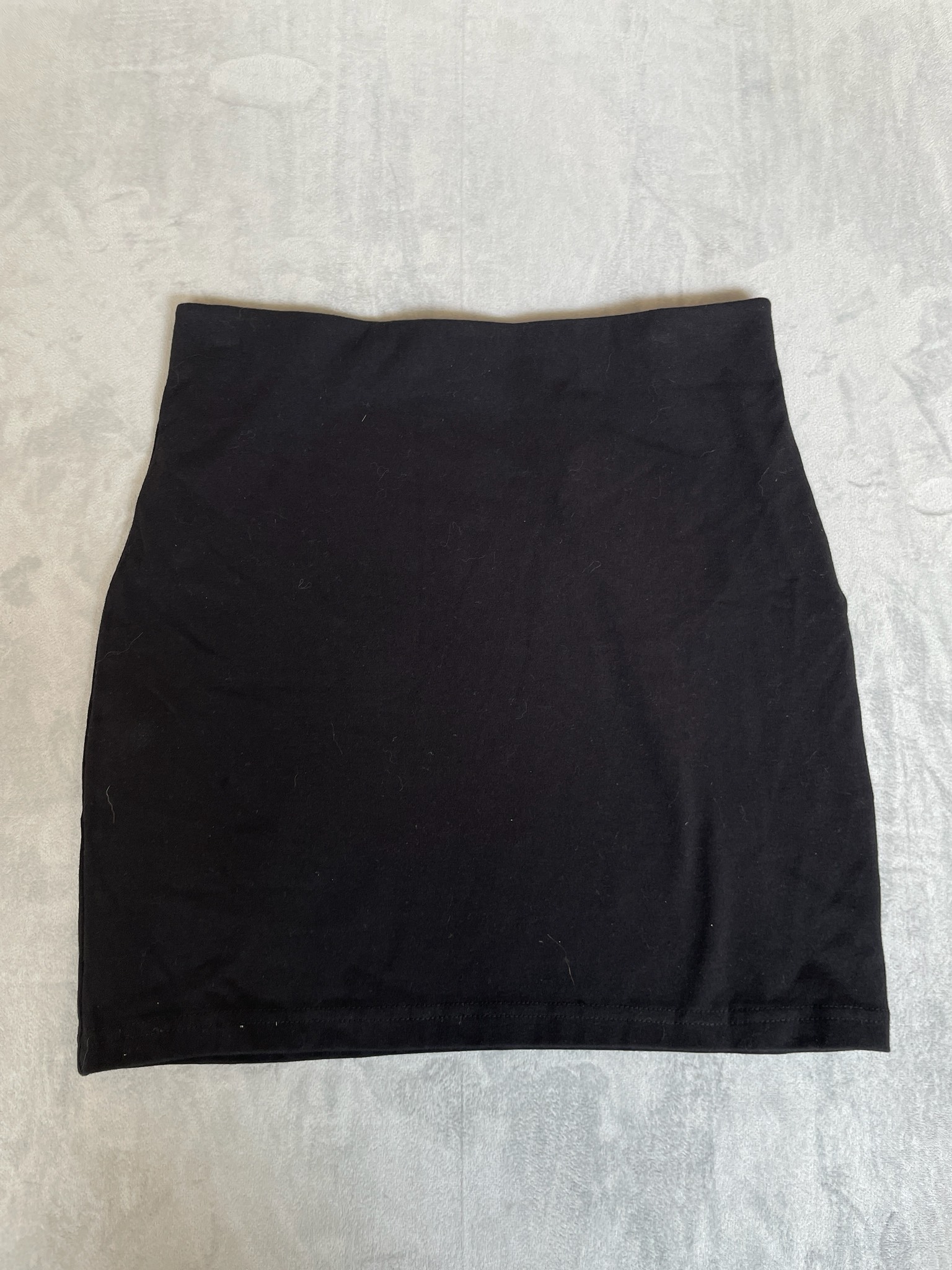 Black Cotton Blend Skirt Size 6