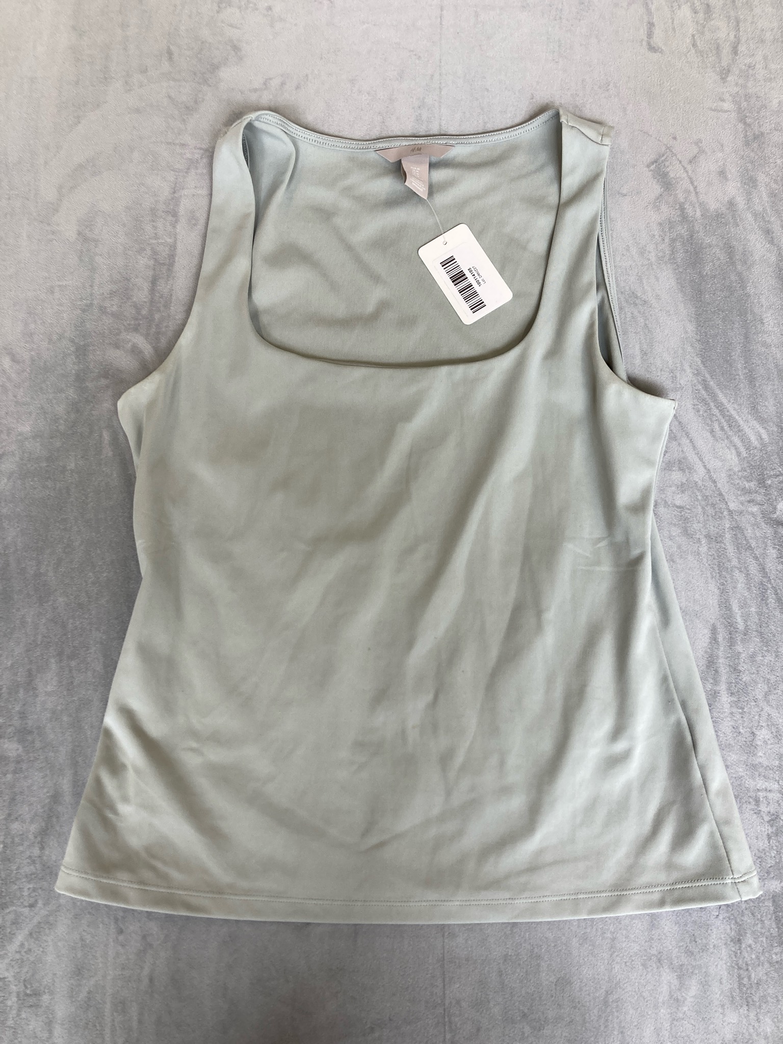 H&M Gray Green Sleeveless Top Size Medium