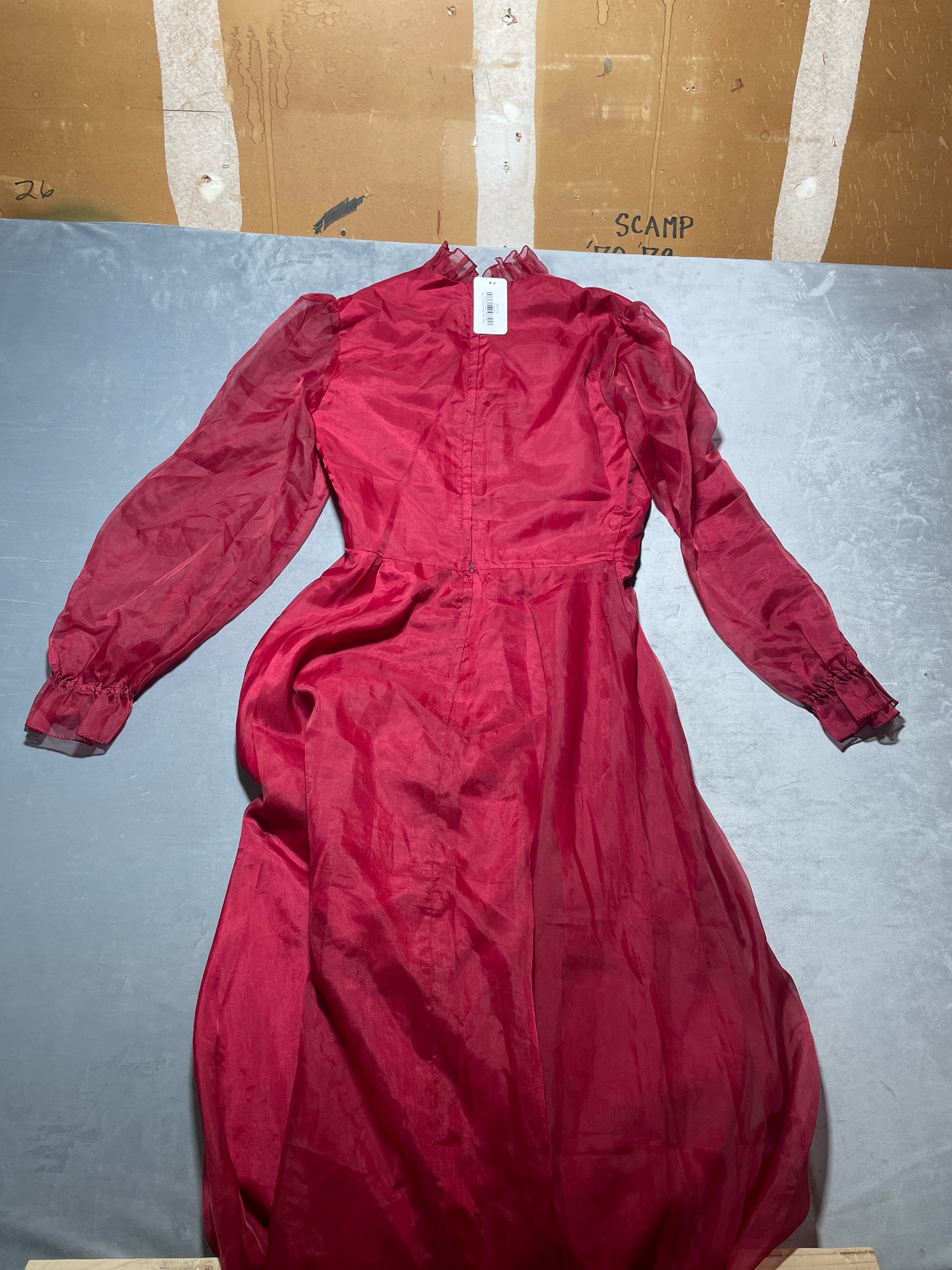 Ilgwu Red Dress Medium Vtg